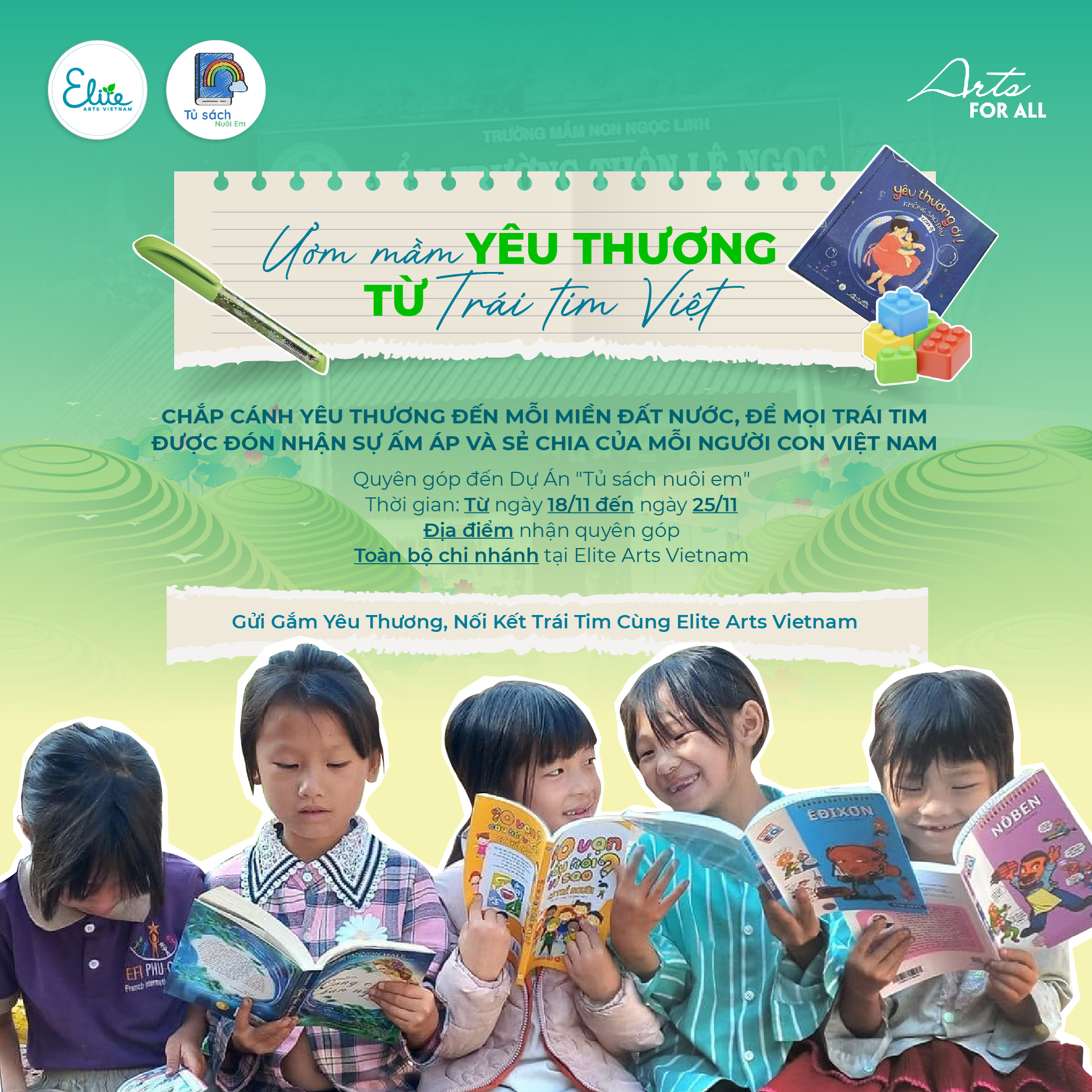 Chương trình ươm mầm yêu thương từ trái tim Việt